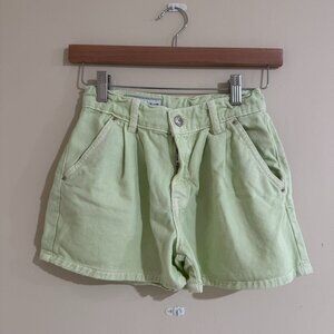 [Zara] Kid’s Bright Green Shorts - Size 10